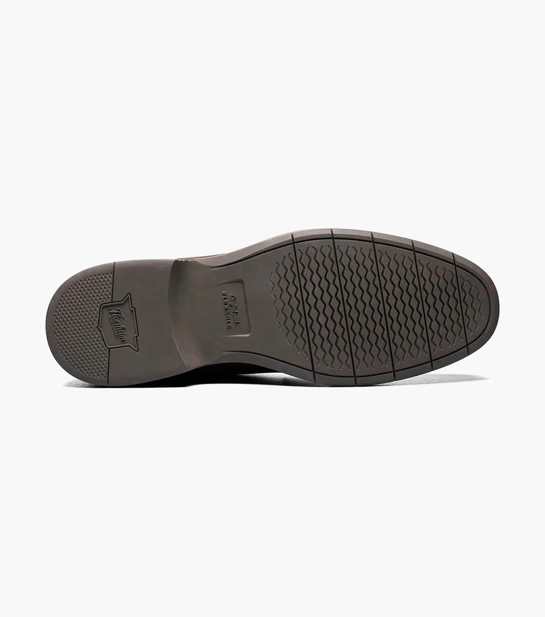 'Florsheim' Men's Norwalk Plain Toe Oxford - Brown Crazy Horse 5 'Florsheim' Men's Norwalk Plain Toe Oxford - Brown Crazy Horse - Image 3