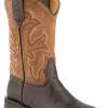 'Roper' Kids' 9" Monterey Square Toe - Brown / Tan -Ariat Shop 0901809112408 300x300