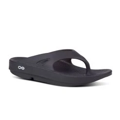 'OOFOS' Unisex OOriginal Thong - Black -Ariat Shop 1000BLK 2 1024x1024@2x