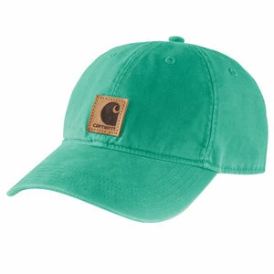 'Carhartt' Men's Adjustable Canvas Cap - Sea Green 3 'Carhartt' Men's Adjustable Canvas Cap - Sea Green