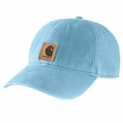 'Carhartt' Men's Adjustable Canvas Cap - Powder Blue