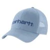 'Carhartt' Men's Canvas Mesh-Back Logo Graphic Cap - Alpine Blue -Ariat Shop 101195 H73 MF22 e 300x300