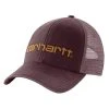 'Carhartt' Men's Canvas Mesh-Back Logo Graphic Cap - Port -Ariat Shop 101195 PRT MF21 2 300x300