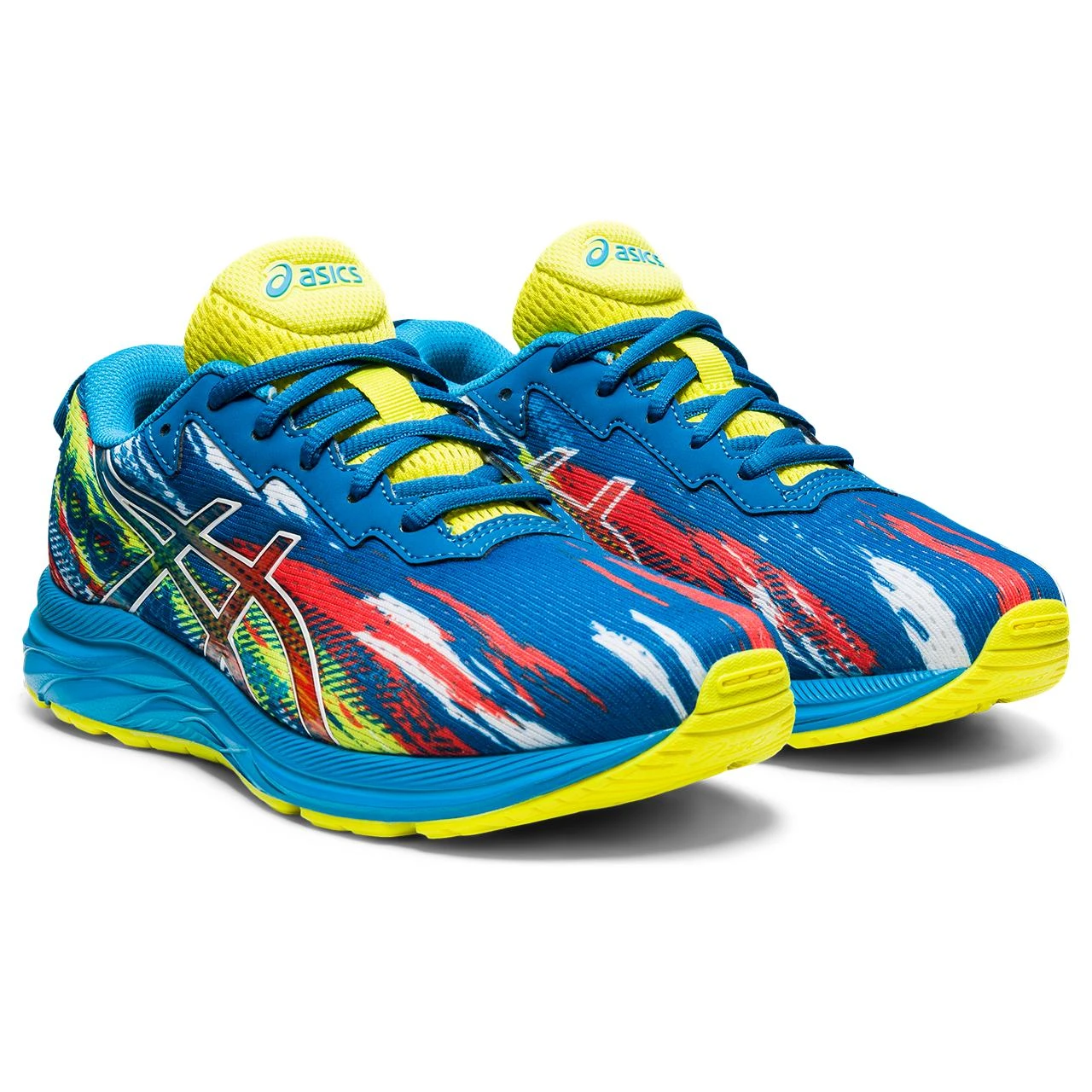 ASICS AMERICA CORP 'ASICS' Youth Gel Noosa Tri 13 GS (Grade School) - Reborn Blue / Sour Yuzu 4 ASICS AMERICA CORP 'ASICS' Youth Gel Noosa Tri 13 GS (Grade School) - Reborn Blue / Sour Yuzu - Image 2