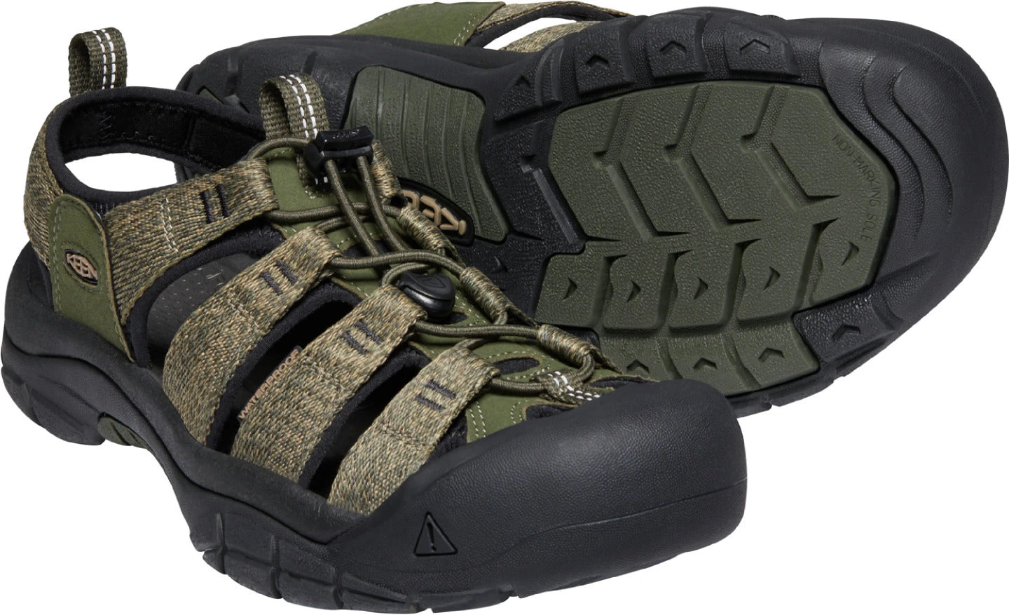 'Keen Outdoor' Men's Newport H2 Sandal - Forest Night / Black 6 'Keen Outdoor' Men's Newport H2 Sandal - Forest Night / Black - Image 4