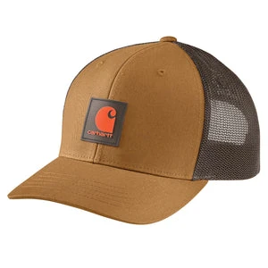 Carhartt Men's Rugged Flex Twill Mesh-Back Logo Patch Cap - Carhartt Brown 3 Carhartt Men's Rugged Flex Twill Mesh-Back Logo Patch Cap - Carhartt Brown