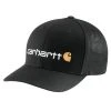 'Carhartt' Men's Rugged Flex Fitted Canvas Mesh-Back Logo Graphic Cap - Black -Ariat Shop 105353 N04 MS22 2 300x300