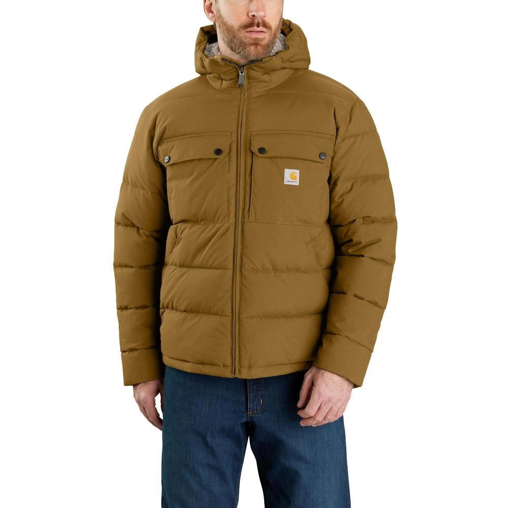 'Carhartt' Men's Montana Loose Fit Insulated Jacket-Level 4 Extreme Warmth Rating - Oak Brown 3 'Carhartt' Men's Montana Loose Fit Insulated Jacket-Level 4 Extreme Warmth Rating - Oak Brown