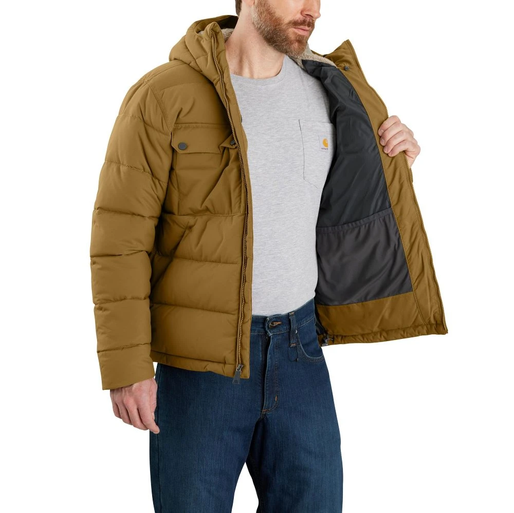'Carhartt' Men's Montana Loose Fit Insulated Jacket-Level 4 Extreme Warmth Rating - Oak Brown 4 'Carhartt' Men's Montana Loose Fit Insulated Jacket-Level 4 Extreme Warmth Rating - Oak Brown - Image 2