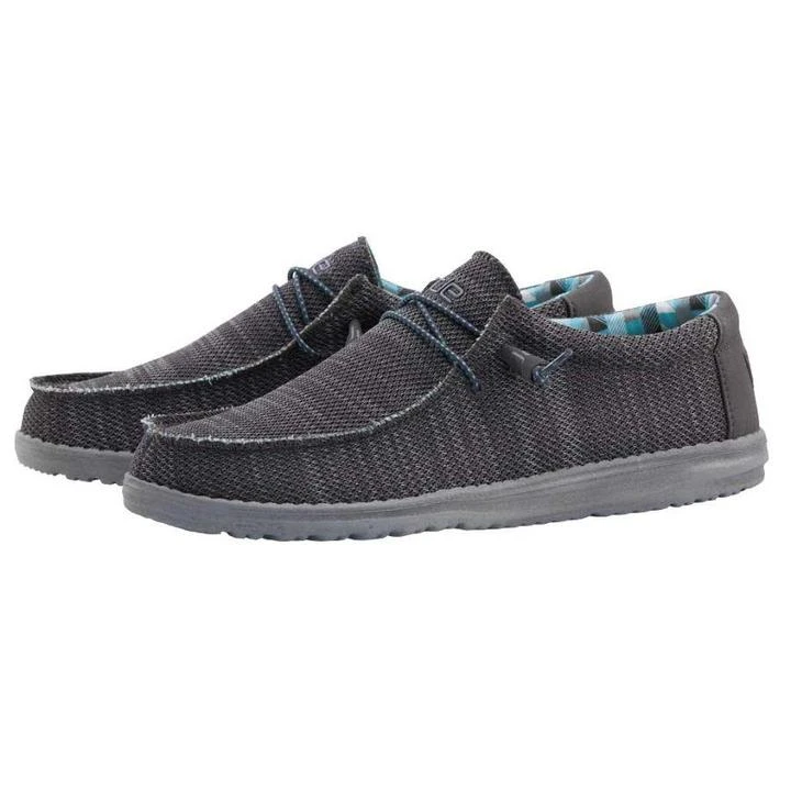 'Hey Dude' Men's Wally Sox - Charcoal 3 'Hey Dude' Men's Wally Sox - Charcoal