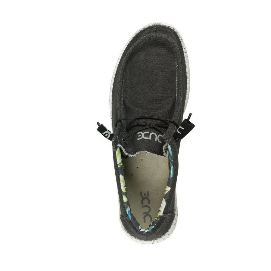 'Hey Dude' Men's Wally Stretch - Black 7 'Hey Dude' Men's Wally Stretch - Black - Image 5