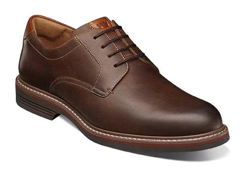 'Florsheim' Men's Norwalk Plain Toe Oxford - Brown Crazy Horse 3 'Florsheim' Men's Norwalk Plain Toe Oxford - Brown Crazy Horse
