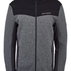 SPYDER ACTIVE SPORTS 'Spyder' Men's Encore Full Zip Fleece - Ebony