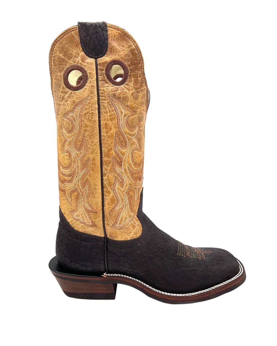 'Hondo' Men's 14" Bullhide Square Toe - Brown 3 'Hondo' Men's 14" Bullhide Square Toe - Brown