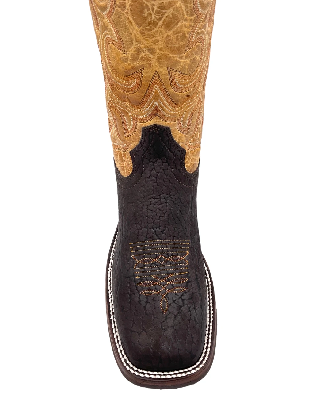 'Hondo' Men's 14" Bullhide Square Toe - Brown 4 'Hondo' Men's 14" Bullhide Square Toe - Brown - Image 2