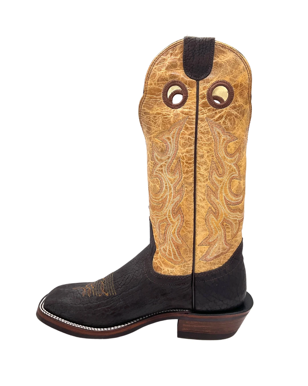 'Hondo' Men's 14" Bullhide Square Toe - Brown 8 'Hondo' Men's 14" Bullhide Square Toe - Brown - Image 6