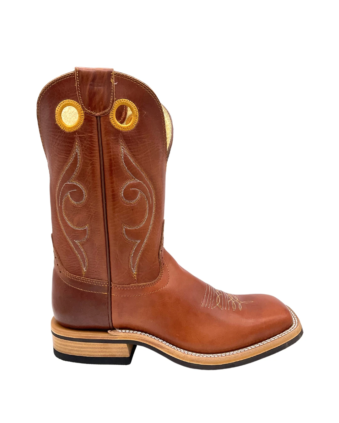 'Hondo' Men's 11" Western Square Toe - Maple Crazy Horse 3 'Hondo' Men's 11" Western Square Toe - Maple Crazy Horse