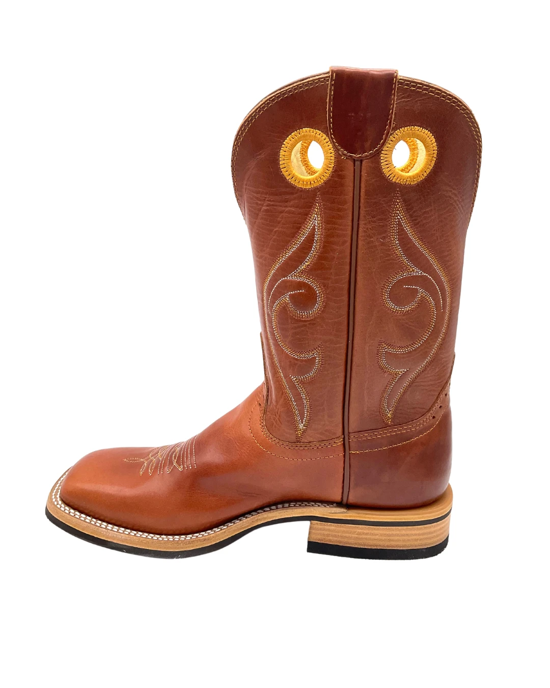 'Hondo' Men's 11" Western Square Toe - Maple Crazy Horse 8 'Hondo' Men's 11" Western Square Toe - Maple Crazy Horse - Image 6