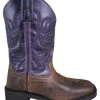 Smoky Mountain Boots 'Smoky Mountain' Youth 8.5" Tucson Western Square Toe - Brown Oil Distressed / Dark Purple -Ariat Shop 3222 3994c54f bebf 4445 9535 9c3d679bdae3 300x300