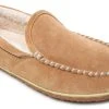 Minnetonka Moccasin Co 'Minnetonka' Men's Tilden Pile Lined Moc Slipper - Cinnamon -Ariat Shop 41001 03 1024x1024@2x