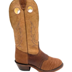 Ariat Shop 12 'Boulet' Men's 13" Buckaroo Western Round Toe - Cognac / Butterscotch