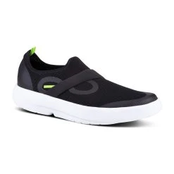 'OOFOS' Men's OOmg Mesh Low Slip On - White / Black 14 'OOFOS' Men's OOmg Mesh Low Slip On - White / Black -Ariat Shop 5080WHTBLK 1024x1024@2x