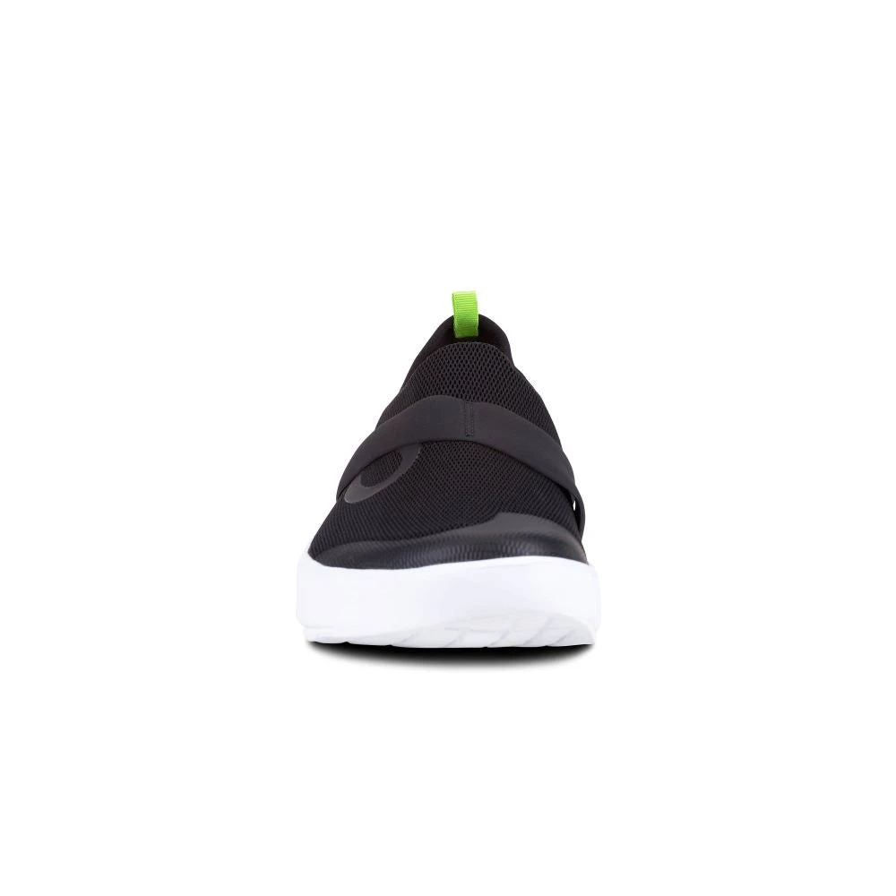 'OOFOS' Men's OOmg Mesh Low Slip On - White / Black 6 'OOFOS' Men's OOmg Mesh Low Slip On - White / Black - Image 4