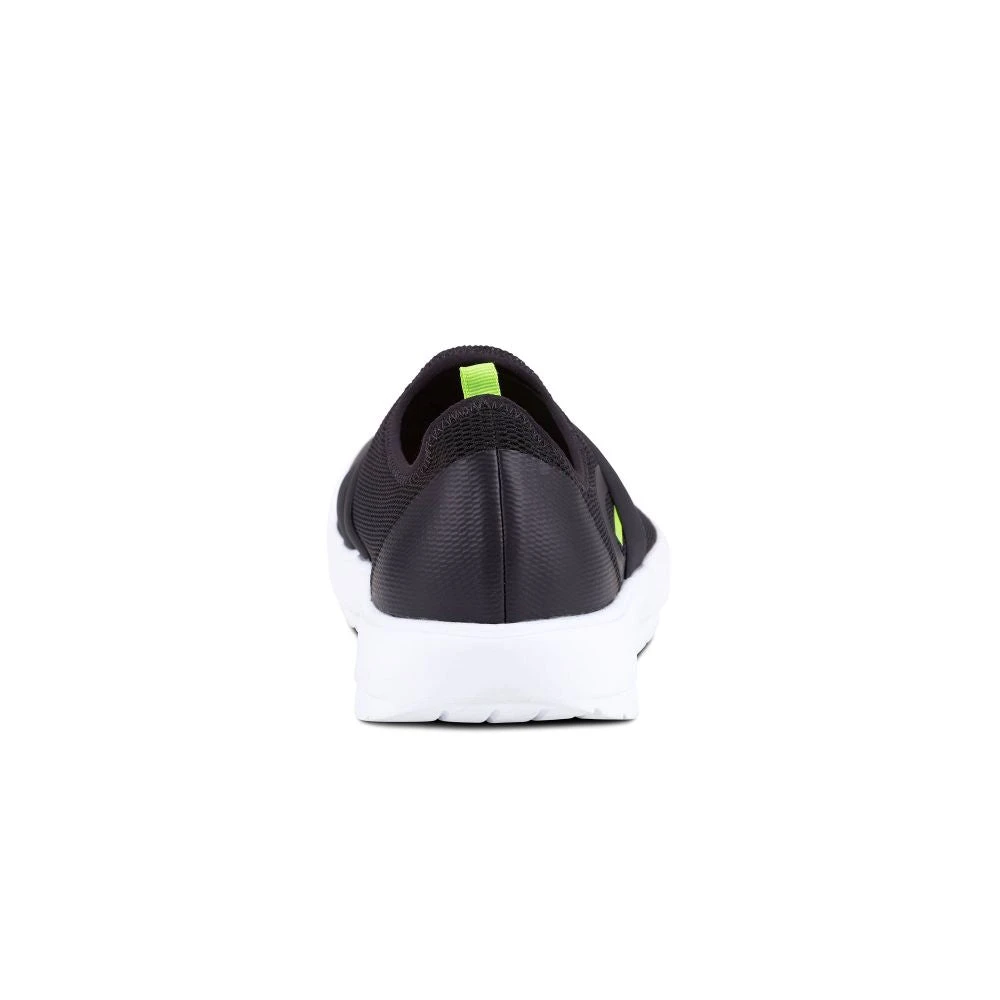 'OOFOS' Men's OOmg Mesh Low Slip On - White / Black 7 'OOFOS' Men's OOmg Mesh Low Slip On - White / Black - Image 5