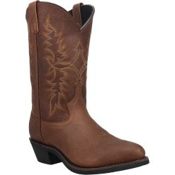 'Laredo' Men's 12" Saw Mill Western Round Toe - Brown -Ariat Shop 68494 1 1024x1024@2x