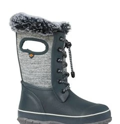 'BOGS' Kids' Arcata Knit Insulated WP Winter - Grey Multi