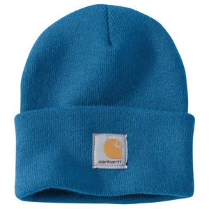 'Carhartt' Acrylic Watch Knit Hat - Marine Blue 3 'Carhartt' Acrylic Watch Knit Hat - Marine Blue