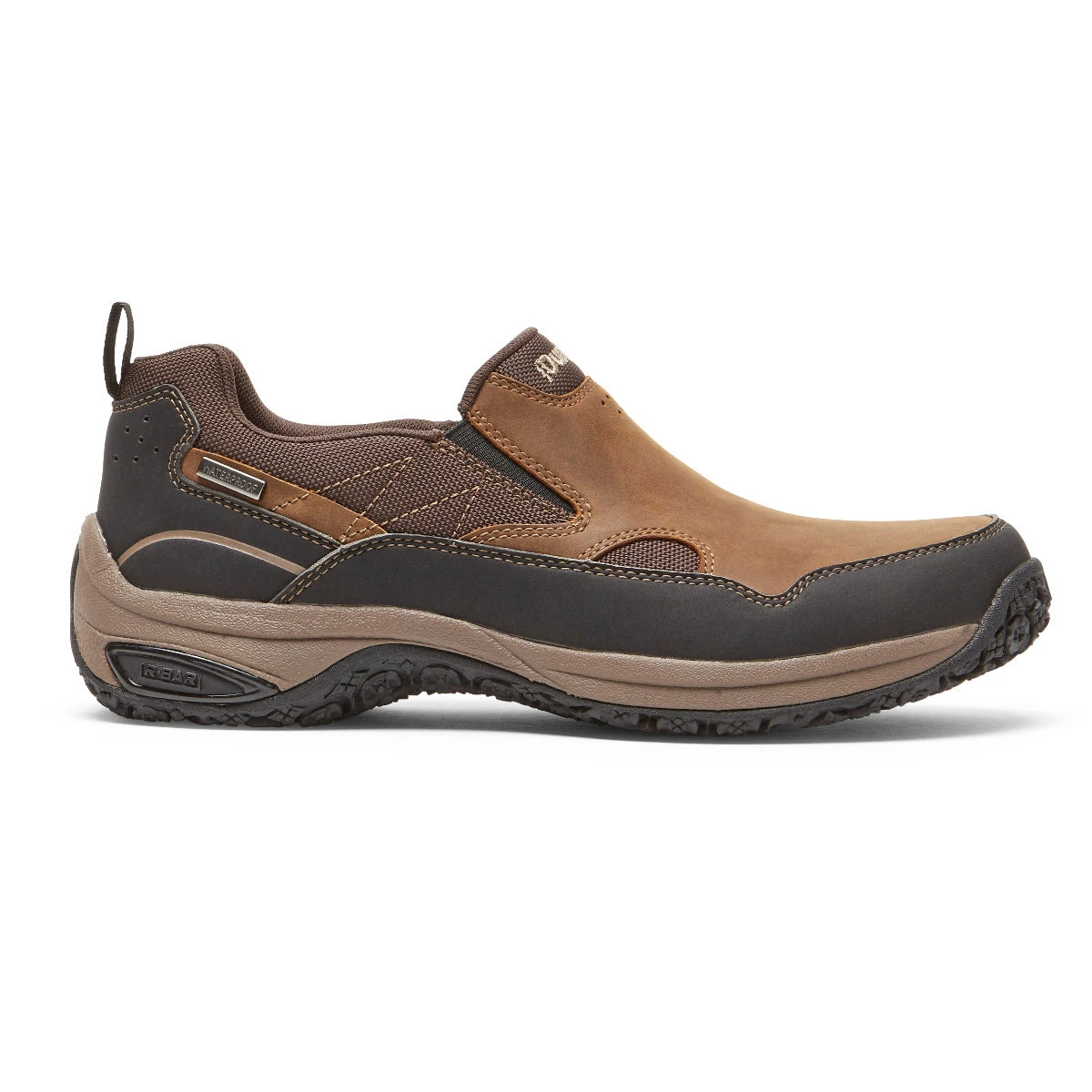 Dunham Footwear 'Dunham' Men's Cloud Plus WP Slip On - Brown Leather 3 Dunham Footwear 'Dunham' Men's Cloud Plus WP Slip On - Brown Leather