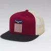 'Kimes Ranch' Men's Cody Trucker Cap - Burgundy -Ariat Shop Cody burgundy f 300x300
