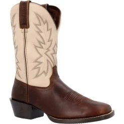 'Durango' Men's 11" Westward Western Square Toe - Chocolate / Bone -Ariat Shop DDB0422 1024x1024@2x