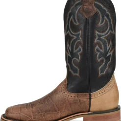'Double H' Men's 12" Grissom SR Square Toe I.C.E. ™ Roper - Kenia Cognac / Summer Tan / Black -Ariat Shop DH4644 500xauto Instep 1024x1024@2x