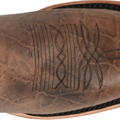 'Double H' Men's 12" Grissom SR Square Toe I.C.E. ™ Roper - Kenia Cognac / Summer Tan / Black -Ariat Shop DH4644 500xauto Top 1024x1024@2x