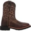 Dan Post Boot Co 'Dan Post' Youth 9" Makucha Leopard Western Square Toe - Tan / Multi (Sizes 12C-3Y) -Ariat Shop DPC2951 2 1024x1024@2x