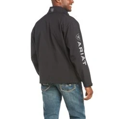 'Ariat' Men's Logo 2.0 Softshell Jacket - Black 8 'Ariat' Men's Logo 2.0 Softshell Jacket - Black -Ariat Shop F18 MNS WEST 10023322 back 1024x1024@2x