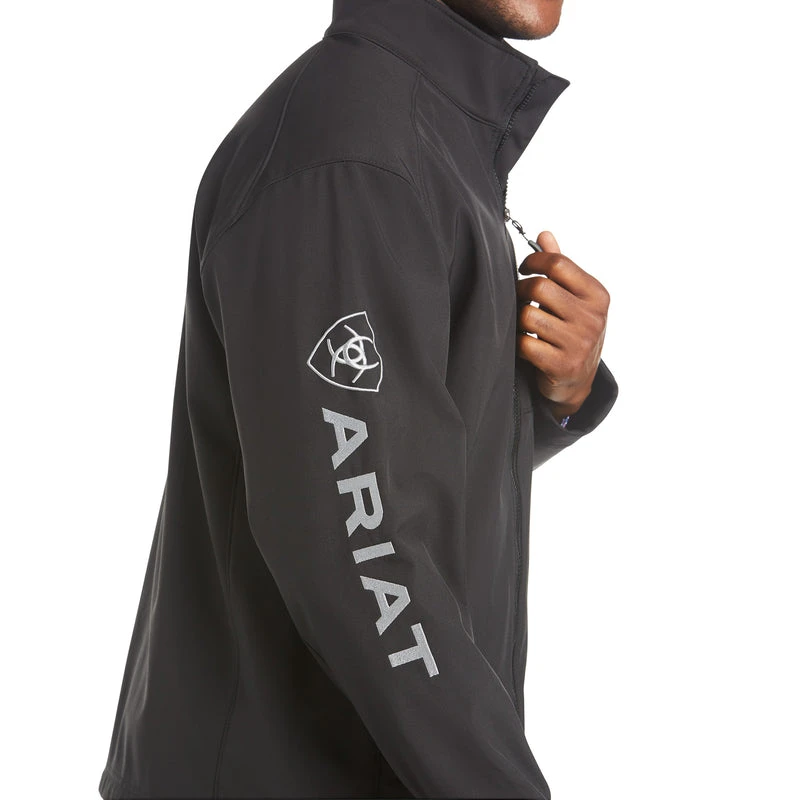 'Ariat' Men's Logo 2.0 Softshell Jacket - Black 4 'Ariat' Men's Logo 2.0 Softshell Jacket - Black - Image 2