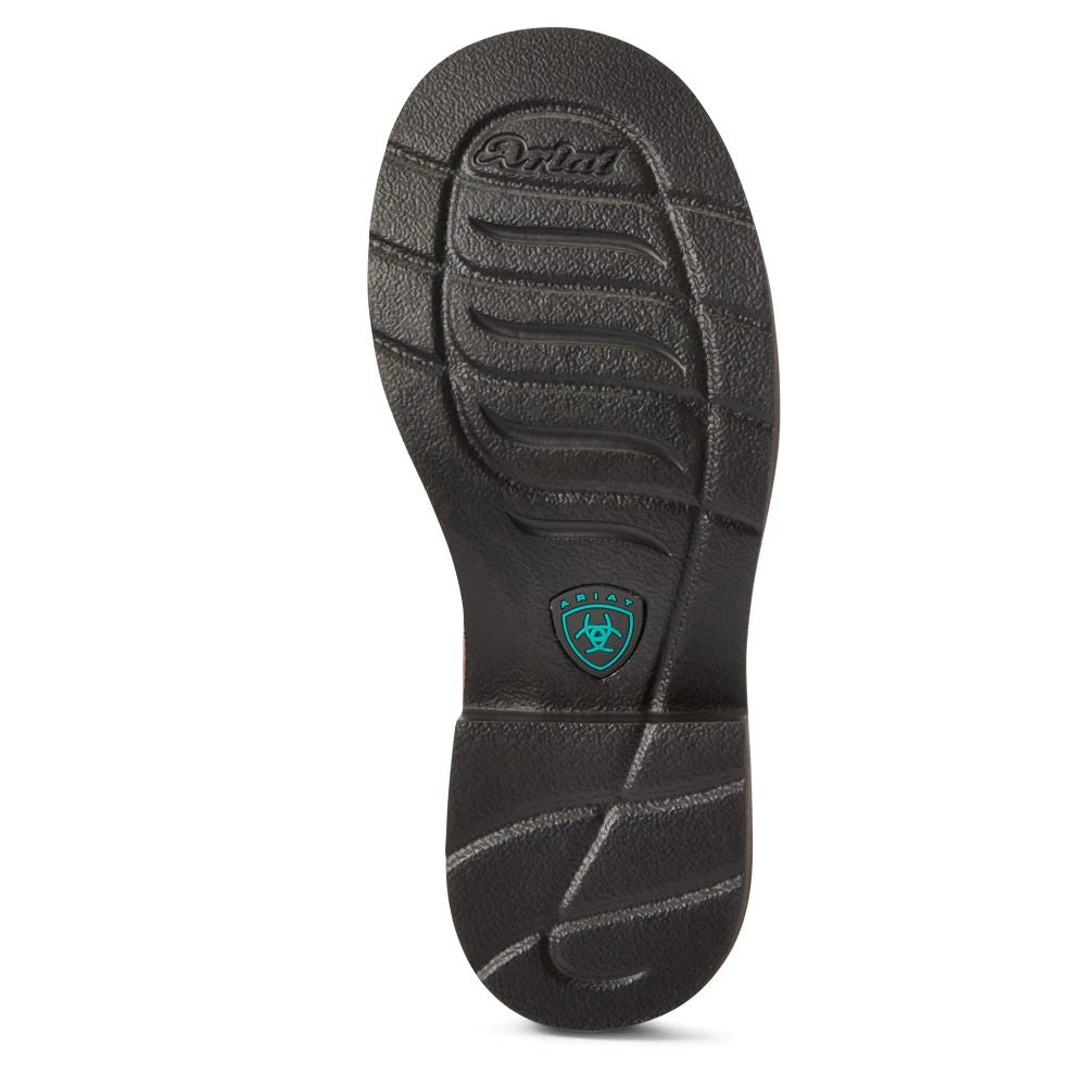 'Ariat' Youth 6" Cowpoke Fatbaby Western - Dark Brown / Turquoise 4 'Ariat' Youth 6" Cowpoke Fatbaby Western - Dark Brown / Turquoise - Image 3