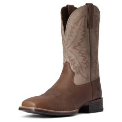 'Ariat' Men's Rawly Ultra Square Toe - Brown -Ariat Shop F21 MNS WEST 10038370 3 4 front 1024x1024@2x