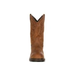 'Rocky' Men's 10" Original Ride Branson Roper WP Round Toe - Aztec Crazy Horse -Ariat Shop FQ0002733 front 1024x1024@2x