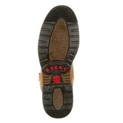 'Rocky' Men's 10" Original Ride Branson Roper WP Round Toe - Aztec Crazy Horse -Ariat Shop FQ0002733 outsole 1024x1024@2x