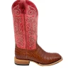 'Anderson Bean' Men's 13" HorsePower Top Hand Western Square Toe - Brandy Caiman Belly / Red Sinsation -Ariat Shop HP80031 1024x1024@2x