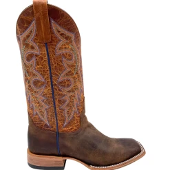 'Anderson Bean' Men's 13" Horsepower Stuffed Horse Square Toe - Cognac / Lava