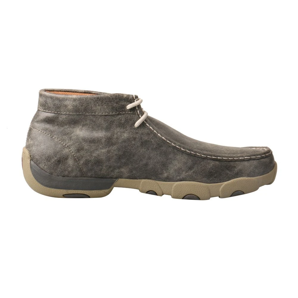 Twisted X Boots 'Twisted X' Men's Chukka Driving Moc - Grey Black / Blue Hawaii 7 Twisted X Boots 'Twisted X' Men's Chukka Driving Moc - Grey Black / Blue Hawaii - Image 5