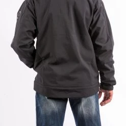 'Cinch' Men's Concealed Carry Bonded Logo Jacket - Black -Ariat Shop MWJ1043014 3 1024x1024@2x