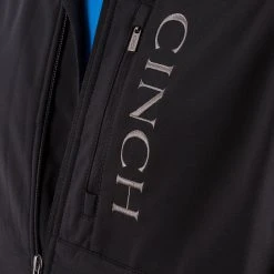 'Cinch' Men's Concealed Carry Bonded Logo Jacket - Black -Ariat Shop MWJ1043014 5 1024x1024@2x