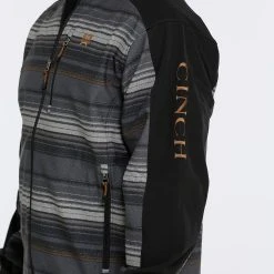 'Cinch' Men's Bonded Jacket - Black -Ariat Shop MWJ1063004 3 1024x1024@2x