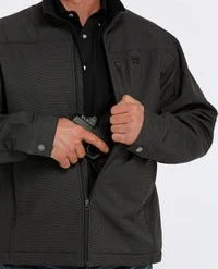 'Cinch' Men's Concealed Carry Bonded Jacket - Brown